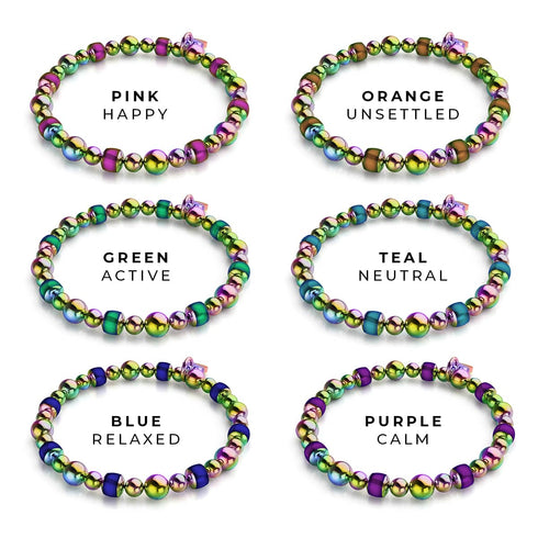 Chromata | Licorne Argent | Bracelet Mood Stone